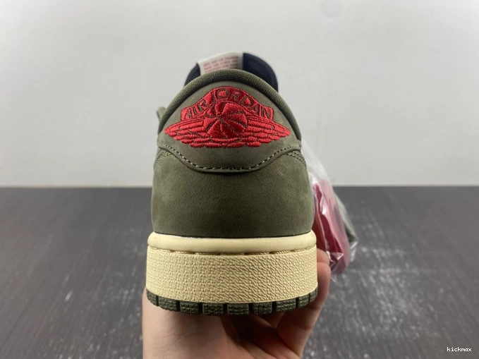 Cheap TRAVIS JORDAN OLIVE' AIR 1 SP LOW 'BLACK SCOTT DM7866-002 OG X 0702